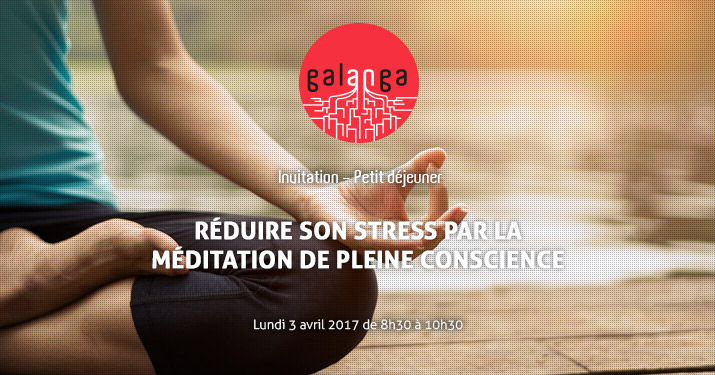Galanga - Réduction du stress par la méditation de pleine conscience - lundi 3 avril 2017